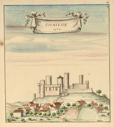 Castelo de Châlus em 1460